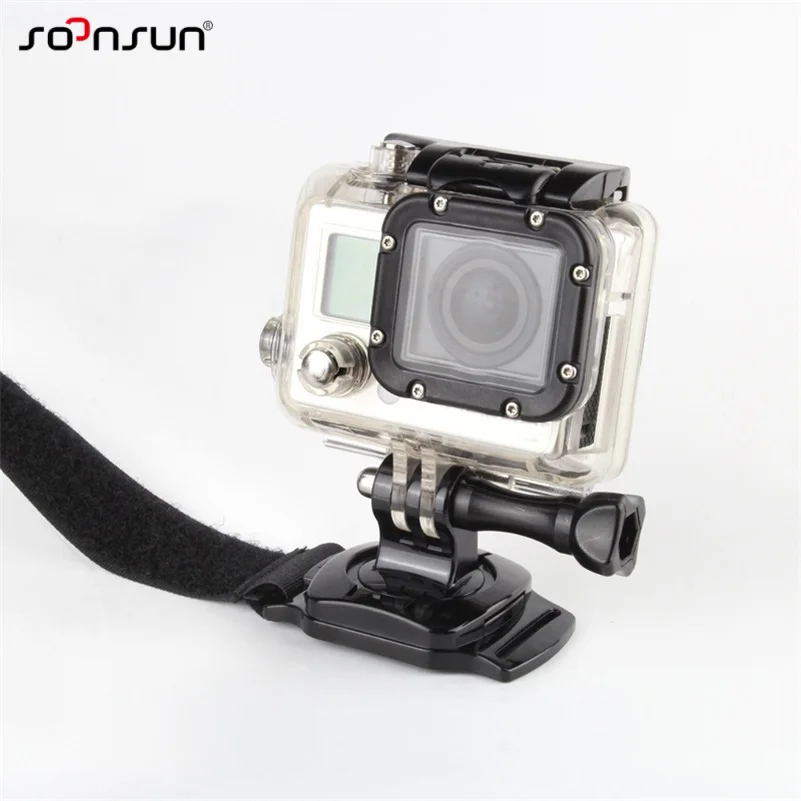 Ремешок на запястье SOONSUN с вращением 360 градусов для GoPro Hero 7 6 5 4 3 + SJCAM Xiaomi Yi Go Pro