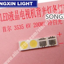 50 шт. для обслуживания Philips SONY Toshiba светодиодный ЖК-дисплей ТВ подсветка светильники с Сеул 3535 Ламповые бусины 6V