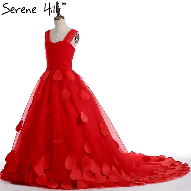 red rose flower girl dresses