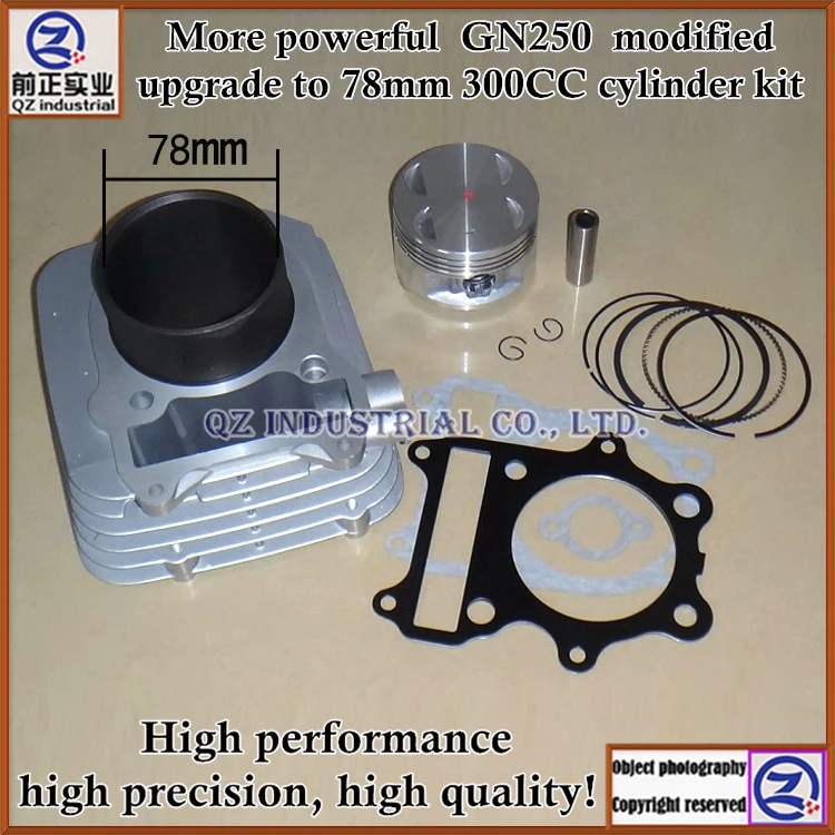 

Free shipping high performance more powerful for SUZUKI 2006-2016 GN250 modified upgrade to 300cc GN300 big bore cylinder kit