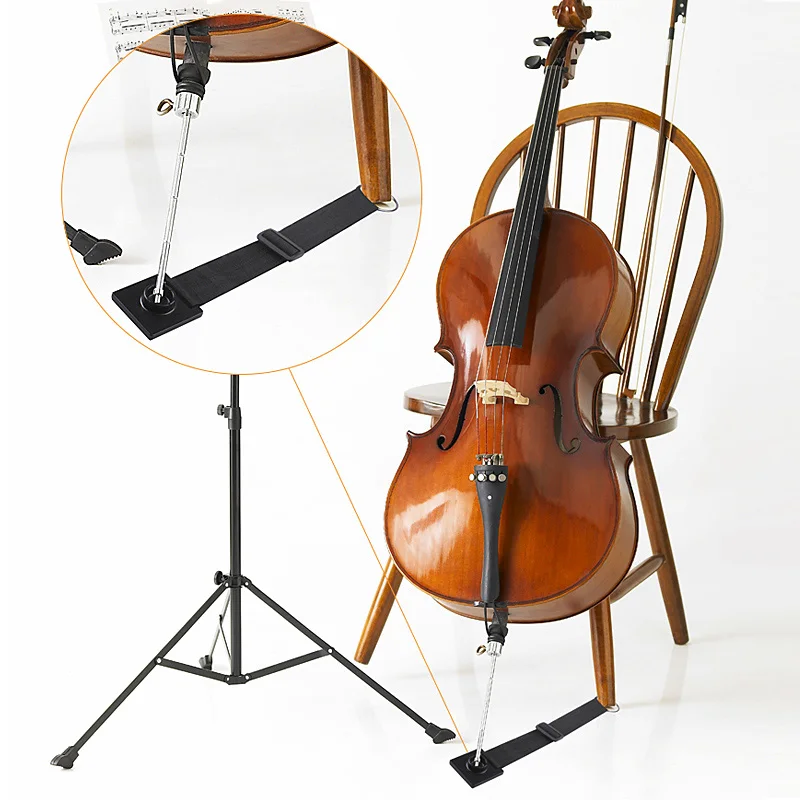 

Adjustable Cello Anti-Skid Device Anti-Slip Mat Playing Cello Mat Holder Rest Protector Pad Stage Performance Cello Accessories