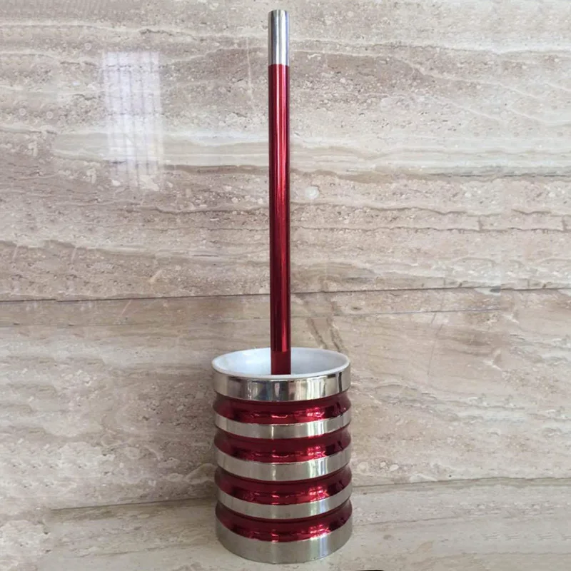 main Red colorful toilet brush holder