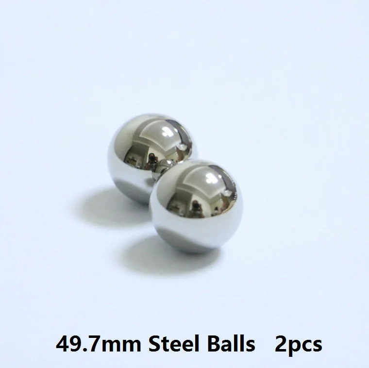 

2pcs/lot Diameter 49.7mm steel balls Dia 49.7 mm Bearing balls Precision G16 Free Shipping