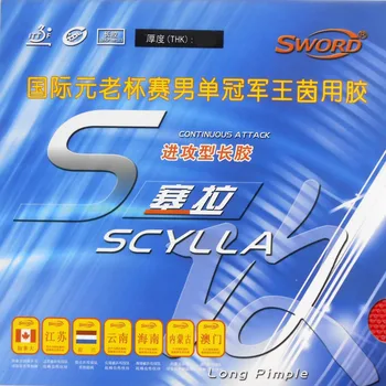 

Original Sword SCYLLA long pips-out table tennis pingpong rubber with sponge 0.8mm