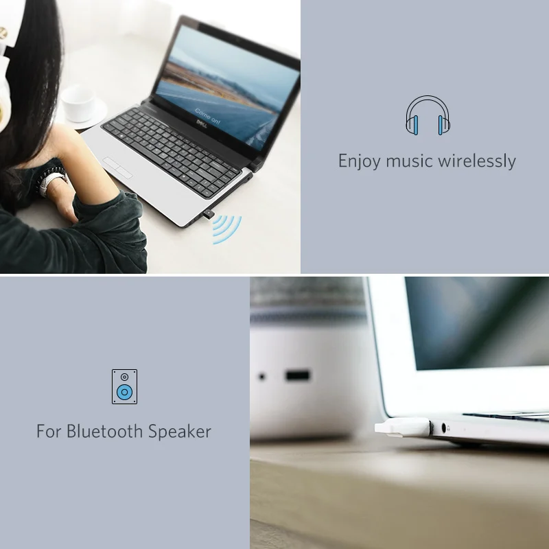 USB Bluetooth передатчик Ugreen приемник 4 0 адаптер ключ aptx беспроводные наушники ПК