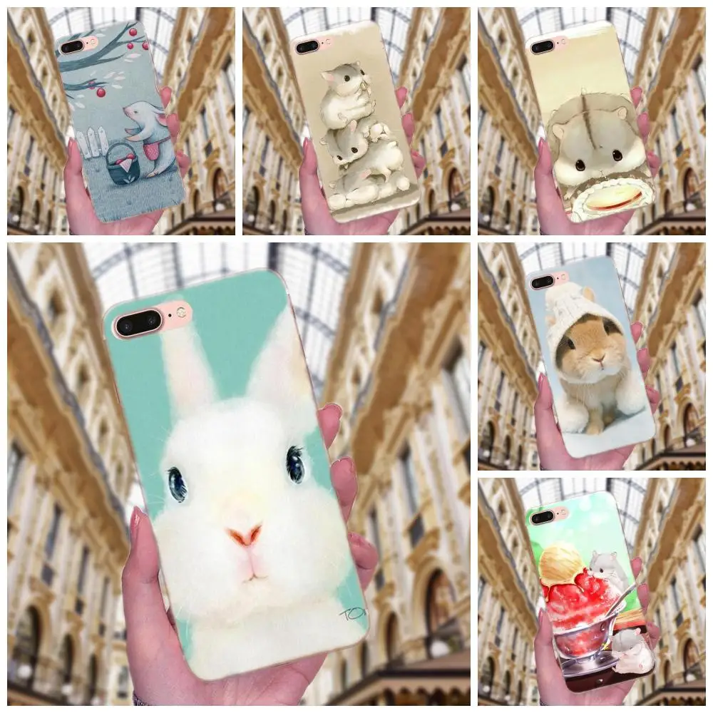 

For Sony Xperia Z Z1 Z2 Z3 Z4 Z5 compact Mini M2 M4 M5 T3 E3 E5 XA XA1 XZ Premium Cover Rabbit Mouse Hamster Novelty Fundas
