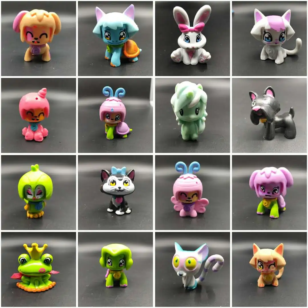 

5Pc/10Pcs/set Original Spanish Famosa Assembled Double-sided DIY Pets Pinypon Toys for Children Model