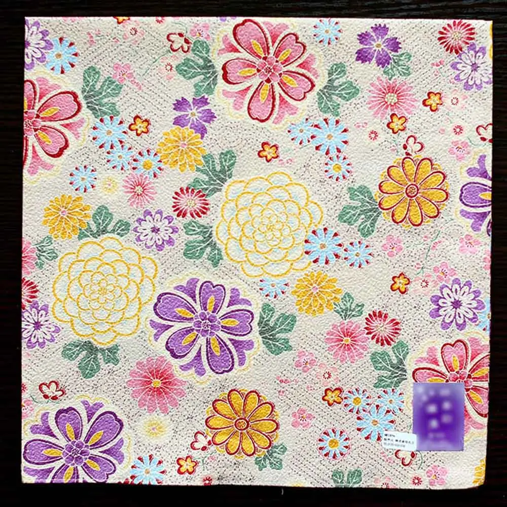 Женская хлопковая платка Nice Daisy разноцветная модель размер 53*53 см|Женские