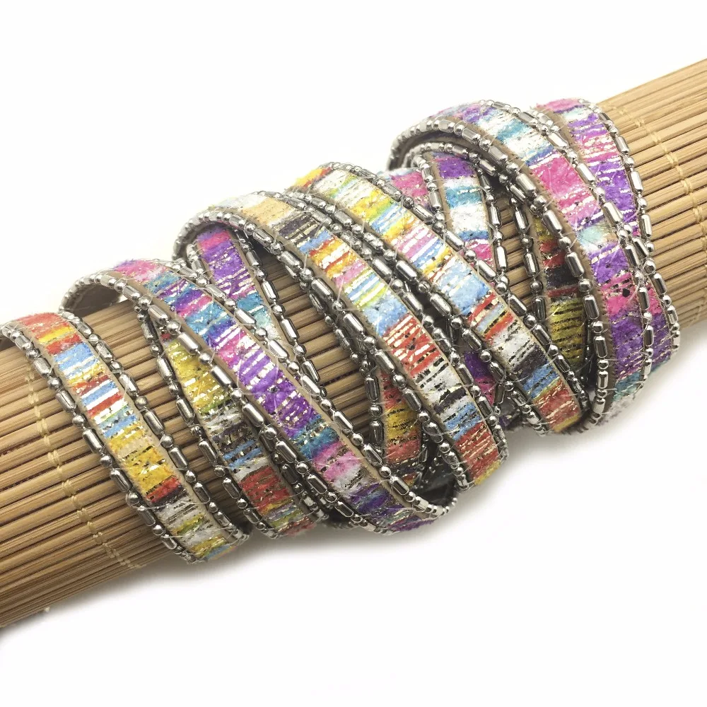 

GUFEATHER P58/ 10MM Beads Sequins PU leather cord/DIY/jewelry accessories/jewelry findings/jewelry materials/embellishments