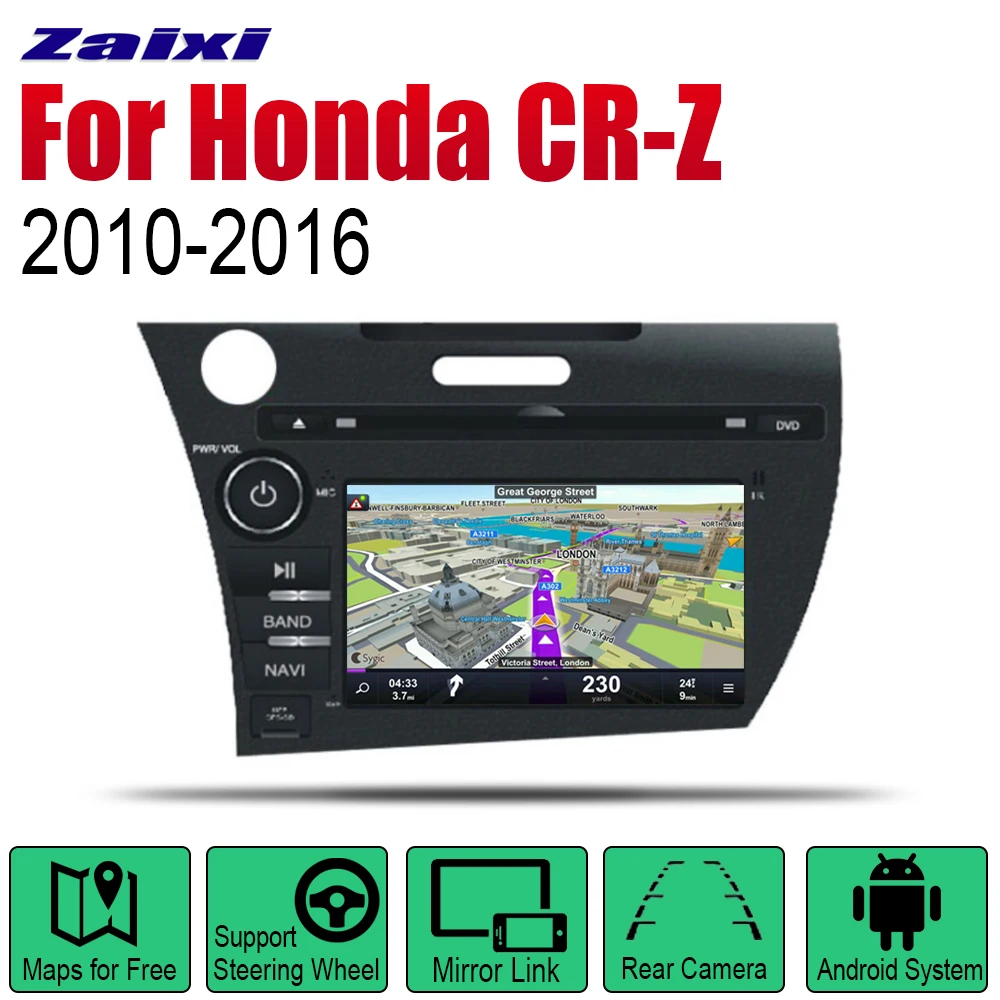 Perfect Android Car Radio Stereo GPS Navigation For Honda CR-Z 2010~2016 Bluetooth wifi 2din Car Radio Stereo Multimedia Player Audio 0 Perfect Android Car Radio Stereo GPS Navigation For Honda CR-Z 2010~2016 Bluetooth wifi 2din Car Radio Stereo Multimedia Player Audio 0