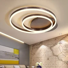 2018 Nordic rings art Modern led ceiling lights for living room bedroom Plafon home Lighting ceiling lamp home lighting fixtures acrylic modern led ceiling lights for living room bedroom plafon led home lighting ceiling lamp home lighting fixtures