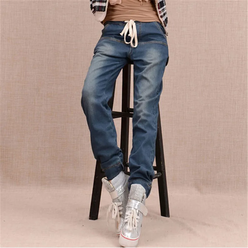 Arrival Winter Warm Jeans Women Thicken Fleece Skinny Harem Pants Trousers Elastic Waist Denim Trousers Plus Size Pants C1504 Arrival Winter Warm Jeans Women Thicken Fleece Skinny Harem Pants Trousers Elastic Waist Denim Trousers Plus Size Pants C1504