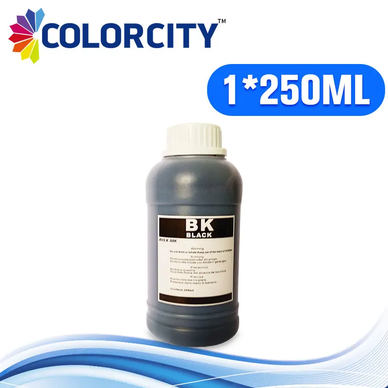 250ml Black printer ink refill universal dye ink compatible for hp for canon for brother for