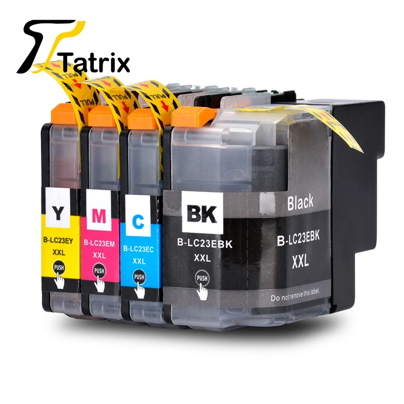 LC23 LC23E LC23EXXL BK C M Y New Full Ink Cartridge For Brother MFC J5920DW Printer