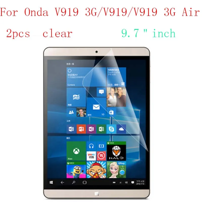 

Transparent Ultra-thin Explosion-Proof Anti Shatter Screen Protector Film for Onda V919 3G/V919/V919 3G Air 2pcs in 1 package