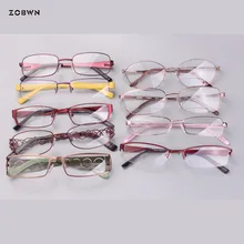 Смешанные опт дешевые металлические простые классические очки поддельные полный обод очки женские gafas очки для чтения оправа половина оправа очки