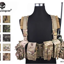 Emerson gear LBT 1961A-R Грудь Rig тактический жилет боевое снаряжение для страйкбола США нейлон Cordura EM2977 мультикам черный хаки