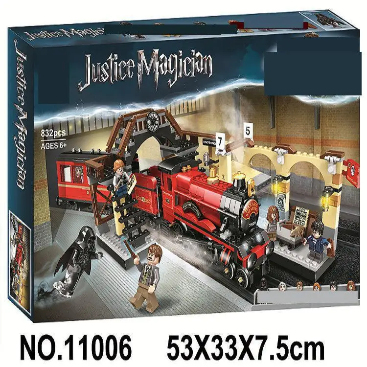 

832pcs Magic Hogwarts Express 11006 Model Building Blocks Toy Brick Harri Potter Compatible With Legoings