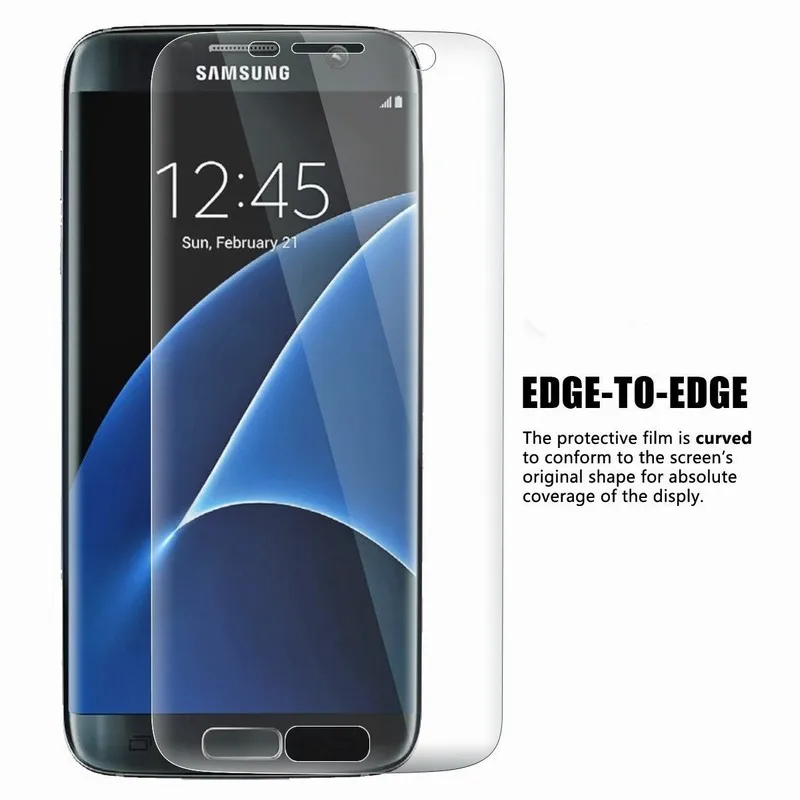 10PCS NYFundas Full 3D Coverage PET Film Curved Screen Protector for Samsung Galaxy S7 Edge S6 S8 Plus S8plus Screenprotector (8)