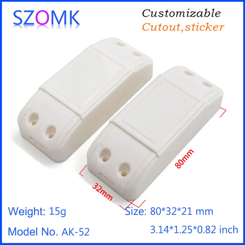 szomk LED plastic box for electronic components pcb design plastic enclosures for electronics plastic case (1)