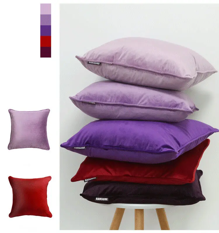 LeRadore роскошный однотонный велюровый чехол для подушки, Наволочки для подушек, домашний клуб, компания, декоративный текстиль, 50*50 см, 60*60 см, 70*70 см
