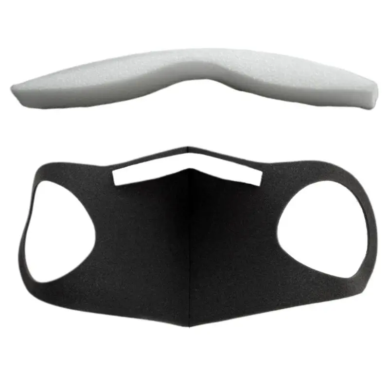 

1Pc Mouth Mask Nose Bridge Pad Comfortable Memory Foam Sponge Protection Strip With Double-Sided Adhesive Tape X5XC