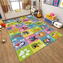 Детские интеллектуальные игровые коврики, Детский развивающий фланелевый коврик, детский игровой коврик для спортзала, игрушки для детей, развивающий игровой коврик, пазлы, ковры