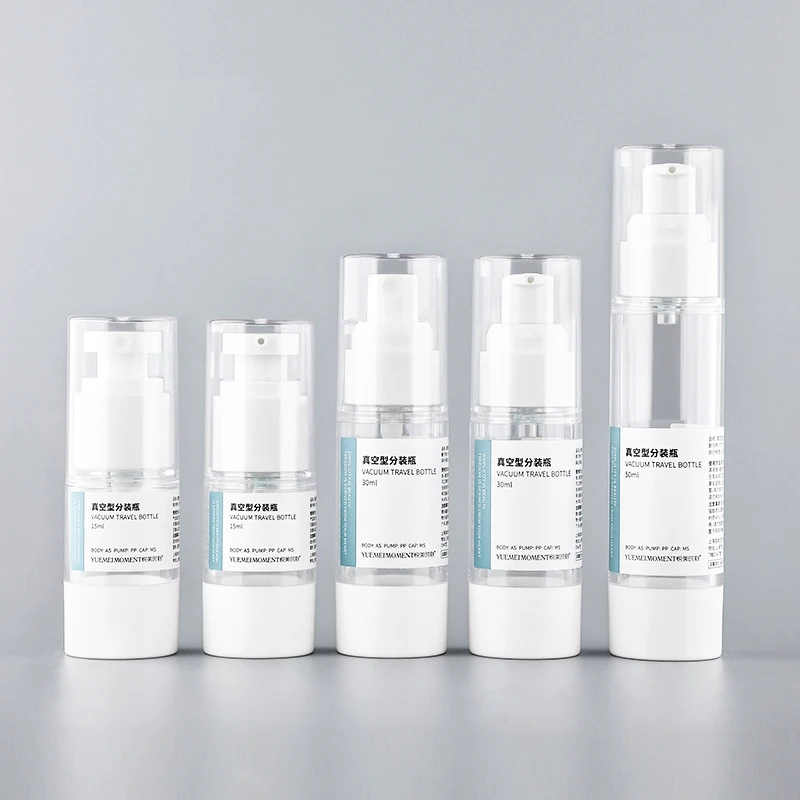 

AS Vacuum Bottle Spray Lotion Bottled Travel Cosmetic Essence Small Empty Bottle 15/30/50ml