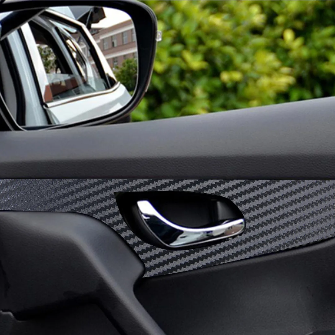 Car-styling Decoration 1pc 3D High Glossy Carbon Fiber Vinyl Wrap Sticker Decal Roll Film Air Release 30x150/45x150/60x150cm