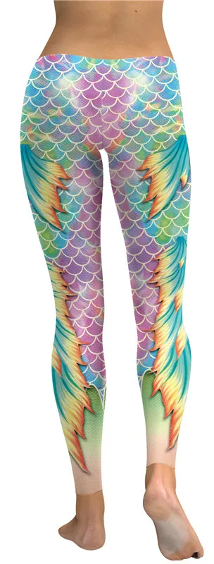 Mermaid scales blue wing legging (2)