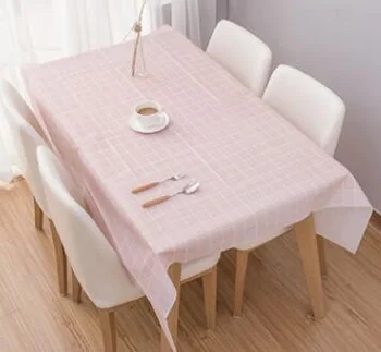 

2019 Hot Nordic Small fresh Plaid Table Cloth Home Coffee Table Decorative Brief Tablecloth for Home Restaurant Shop Decoration