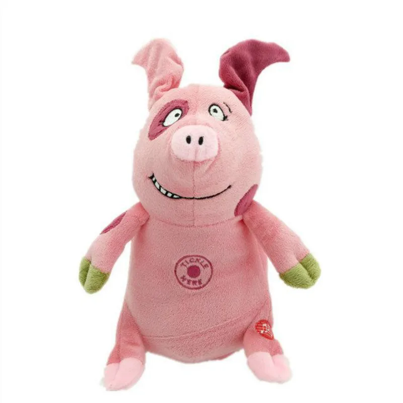 

Cute Pink singing and dancing Electronic puzzle Cartoon pig with Cow ears playful Piglet stuffed Doll Mini Animals,Birthday Gift
