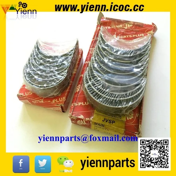TOYOTA 2J Main bearing and connecting rod bearing