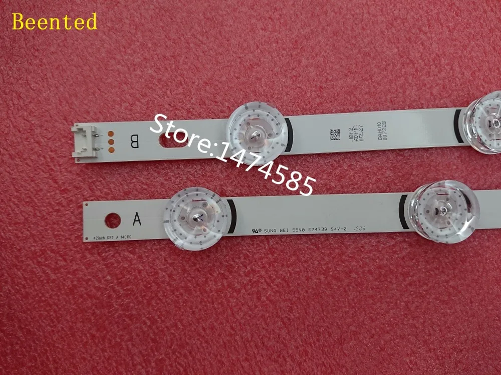 Новинка 83 см 8 светодиодов 42 &quotСветодиодная лампа с подсветкой для LG TV 42LY320C LC420DUE