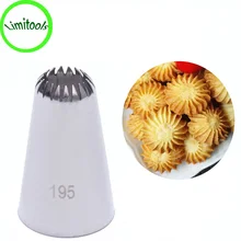 # 195 Cupcake Tube Cake Decorating Nozzles Cake Making Tools Dessert Decorators Baking Pastry Fondant Decor Tips Tools Bakeware # 195 Cupcake Tube Cake Decorating Nozzles Cake Making Tools Dessert Decorators Baking Pastry Fondant Decor Tips Tools Bakeware