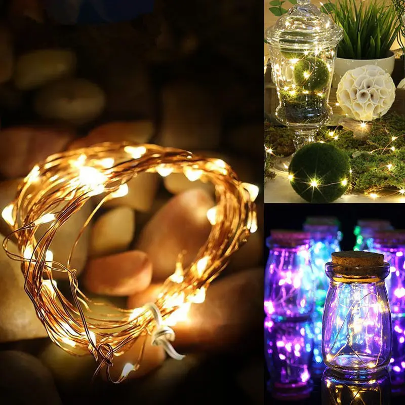 

ANTINIYA LED String Fairy Light Wedding Party Spring Battery Wire Copper Romantic Love Holiday Party Wedding Decoration