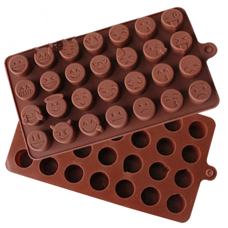 

Emoji Chocolate Silicone Mold for Cake Cookies Mold Baking Accessories Fondant Candy Silicone DIY Silicone Cutters Cake Tools