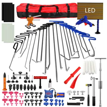 

Tool for Hail Damage Removal Rods Dent Puller Slide Hammer Dent Lifter Glue Gun Tap Down Light Reflect Board
