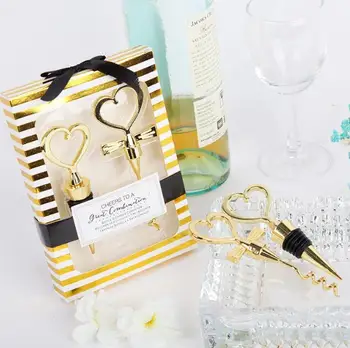 

Bottle stopper kit opener Personalized Cheers to a Great Combination Corkscrew and Stopper Sets Wedding Favors Gifts SL7013