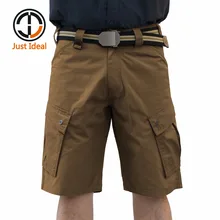 Новые тактические шорты, повседневные, короткие, с карманами, мужские летние бермуды, плюс размер, ID636