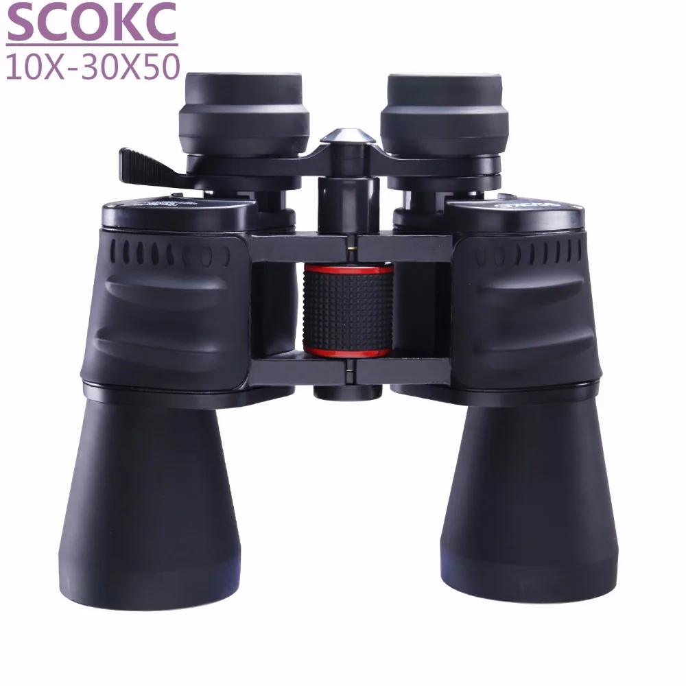 SCOKC 10 30X50 power zoom Binoculars for hunting