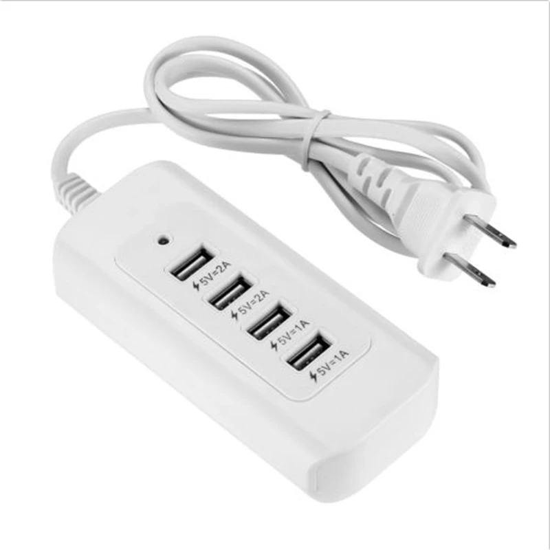 Универсальный 4 USB Порты и разъёмы 5A AC Мощность телефон Зарядное устройство