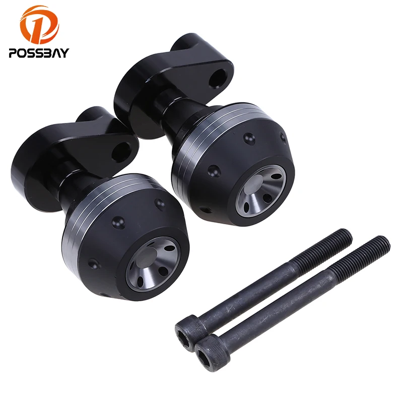 

POSSBAY Falling Protect Aluminum Motorcycle Frame Sliders Motocicleta Anti-Crash Pad Fit For Yamaha R6 2006-2007 MTB Motorbikes