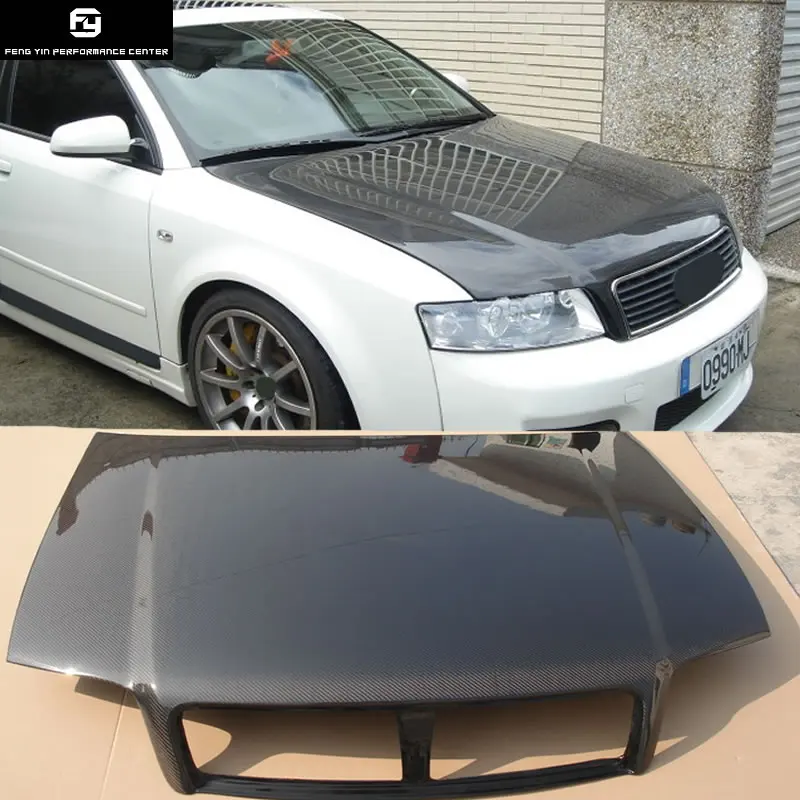 A4 B6 Carbon fiber Car engine hood cover vents for Audi A4 B6 Car body