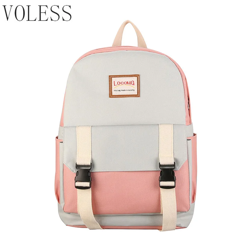 Women Backpack Waterproof Students Book Bag Schoolbag Korean Style