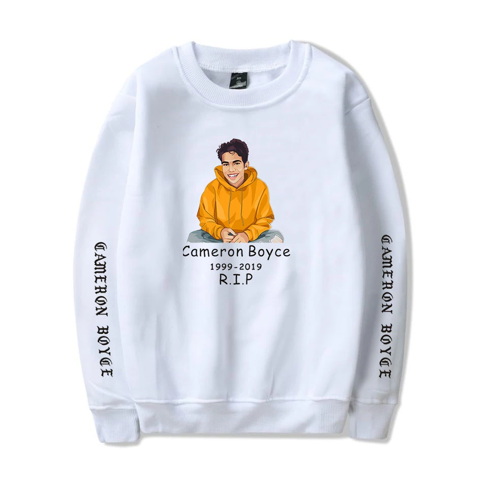 2019 Р. И. П. Толстовка Cameron Boyce свитшот с круглым вырезом и принтом 2D в стиле