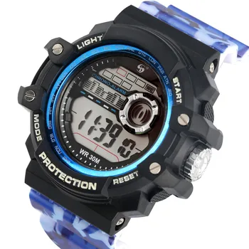 

Unique Digital Watch for Student Waterproof Sport Quartz Watch Movement for Male Military Army LED Electronic Sport Watch
