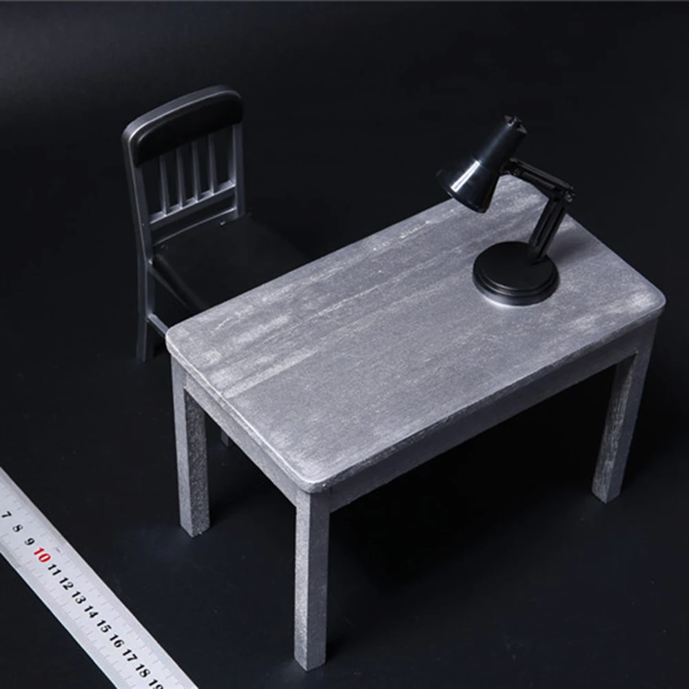 

1/6 action figure Furniture Model Table and lamp set Scene Joker For 12'' Figure