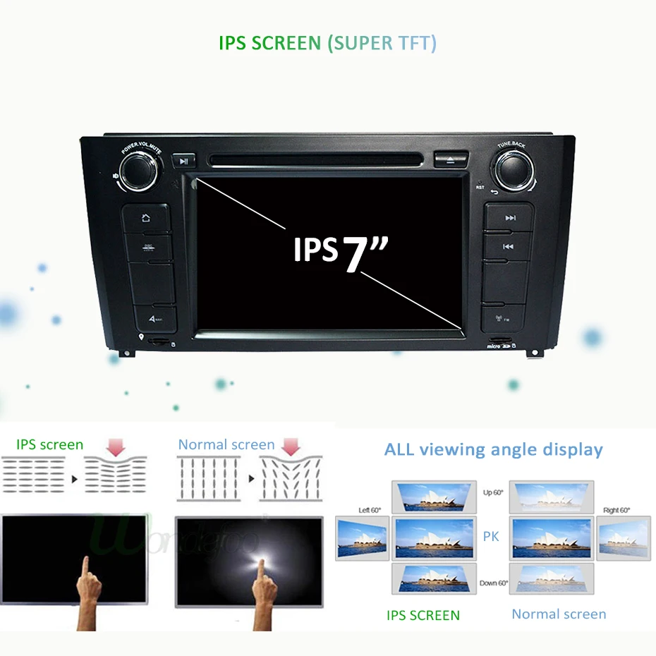 Excellent DSP Android 9.0 4G 64G 2 DIN CAR DVD PLAYER For BMW 1 SERIES E81 E82 E83 E88 GPS Navigation Stereo Radio Multimedia IPS SCREEN 9