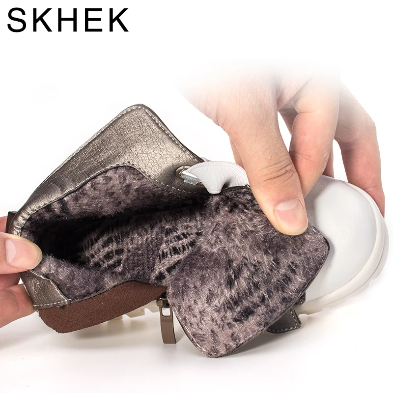 SKHEK/детские ботинки; ботинки «Челси»; зимняя обувь для девочек; кожаные кроссовки; детские полуботинки из искусственной кожи для девочек; сезон весна